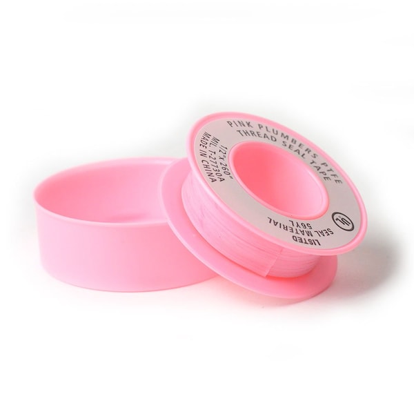 1/2 Inch X 260 Inch Pink High Density Plumbers Thread Sealing T